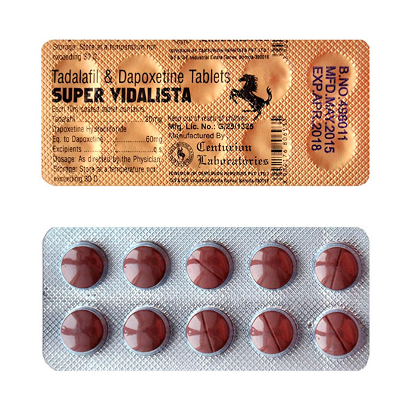 Super Vidalista – 20mg Tadalafil + 60mg Depoxetine - obrazek 2
