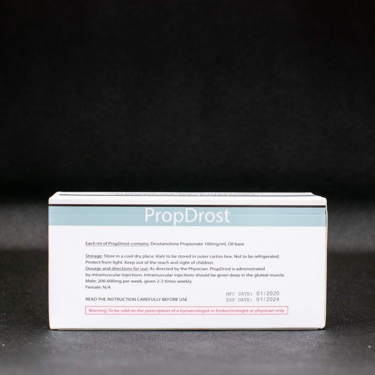 PropDrost Endogenic – Drostanolone Propionate – Masteron krótki 5x2ml (10ml) 100mg/ml - obrazek 2