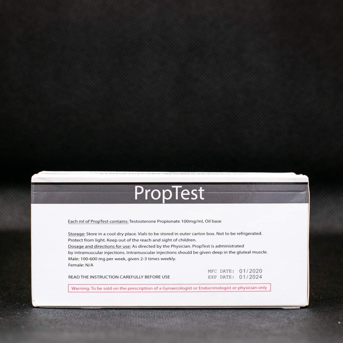PropTest - Testosteron Propionate 5x2ml (10ml) 100mg/ml - obrazek 2