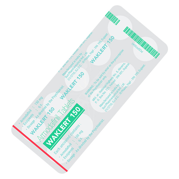 Armodafinil – Waklert Sunpharma 150mg 10 tabl - obrazek 2