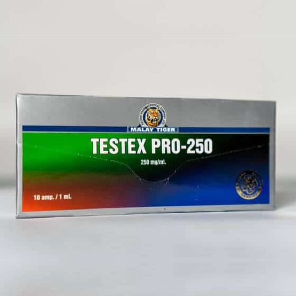 Testex Pro-250 Malay Tiger - Testosteron Cypionat 10amp po 1ml 250mg/ml