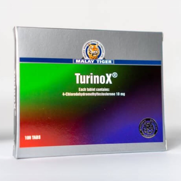 Turinox 10 Malay Tiger - Chlorodehydromethyl Testosterone 100tabl 10mg/tab